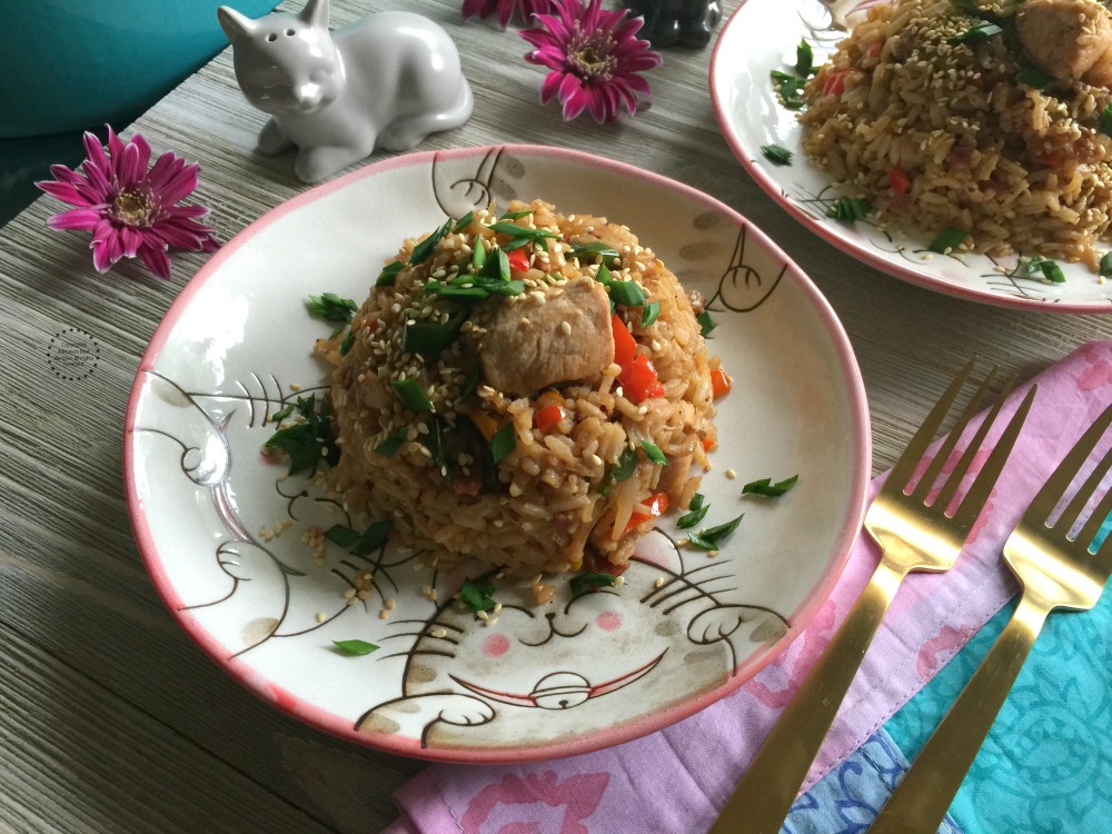 Arroz Frito Estilo Latino para la Cena