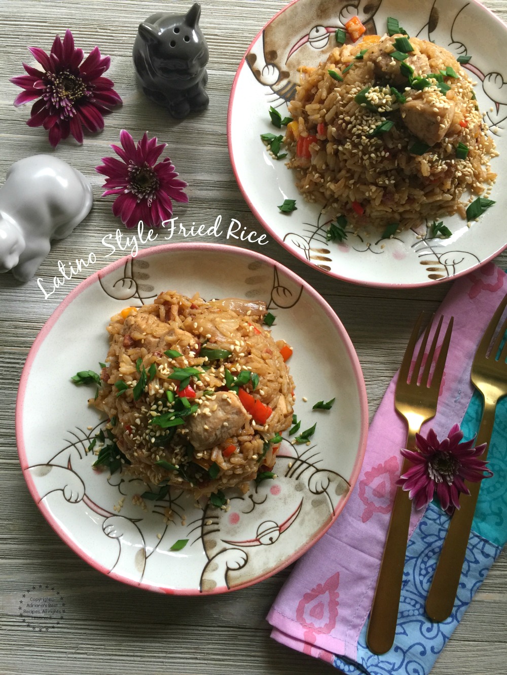 The Latino Style Fried Rice is perfect to repurpose leftover white rice from the prior day. We are adding bacon and serranos for a Latin Mexican twist The Latino Style Fried Rice is perfect to repurpose leftover white rice from the prior day. We are adding bacon and serranos for a Latin Mexican twist