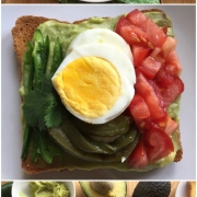 A Mexican Avocado Toast and a food trend to celebrate Hispanic Heritage is the perfect bite to start the day with a yummy breakfast or to enjoy for a quick lunch or after working out