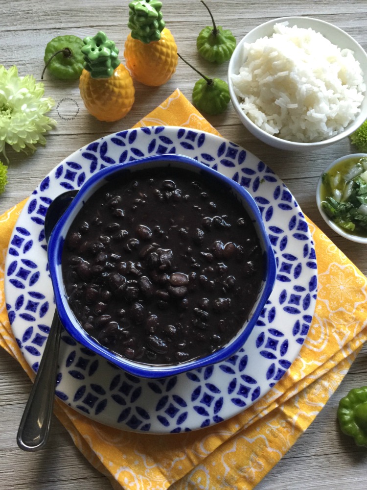 La receta de los frijoles negros cubanos la especialidad del mi suegro