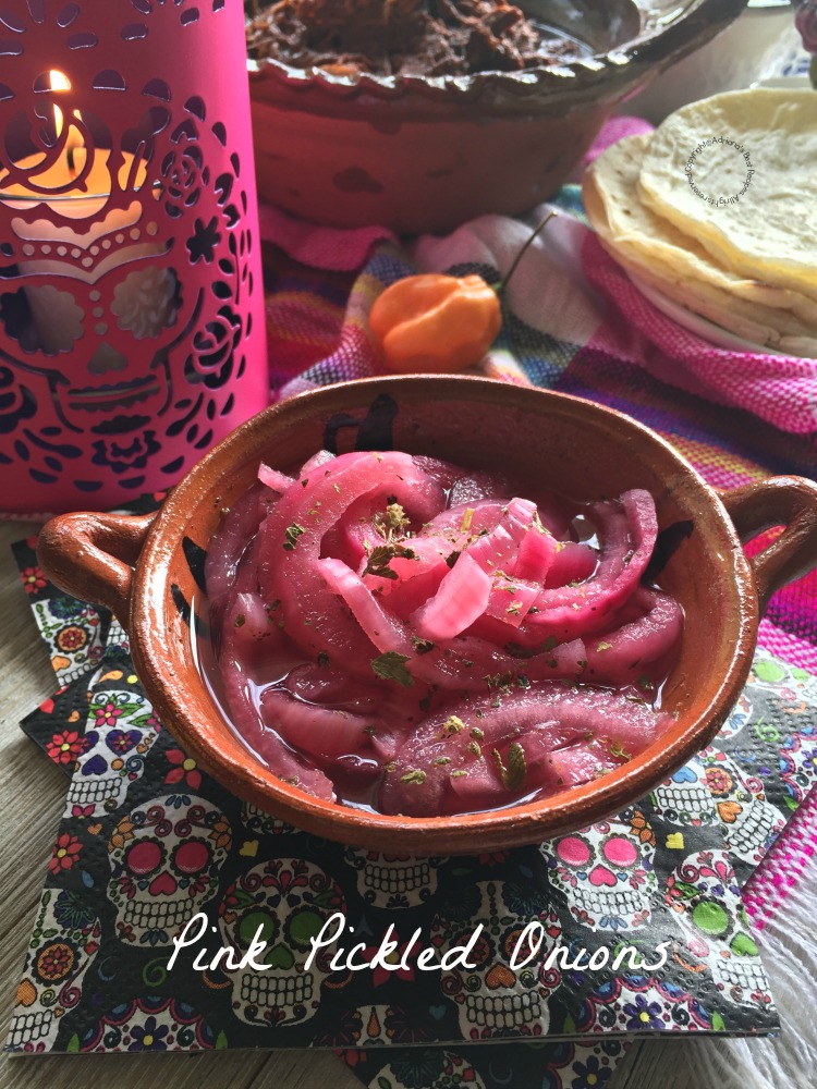 Pink Pickled Onions cannot be missed