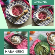 Cebollas en escabeche al estilo mexicano. Dos recetas en una. Cebollitas rosadas o cebollitas picantes