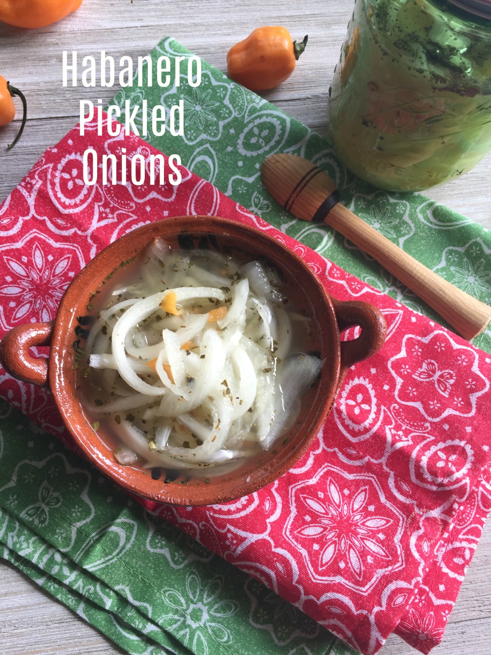 Cebollitas en Escabeche con Habaneros