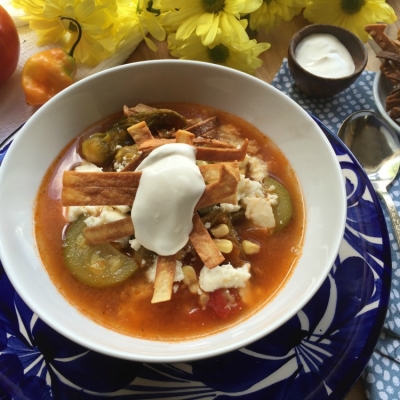 Sopa de Flor de Calabaza para las fiestas