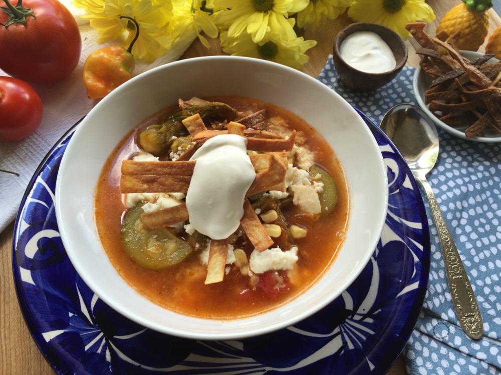 Sopa de Flor de Calabaza para las fiestas