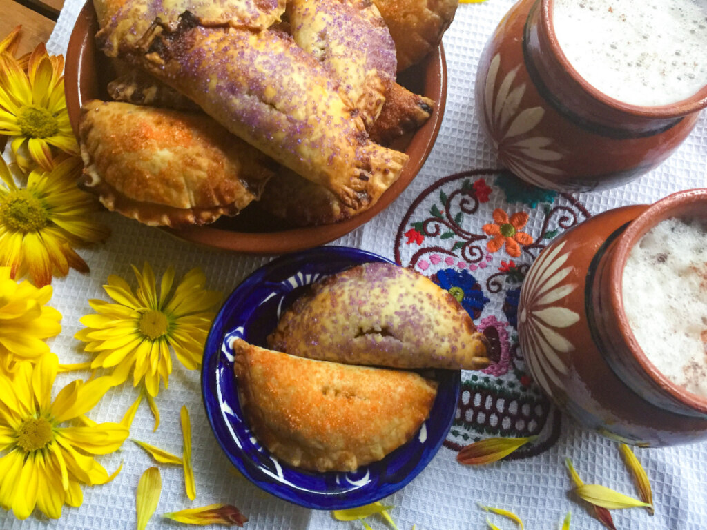 two plates with hand pies