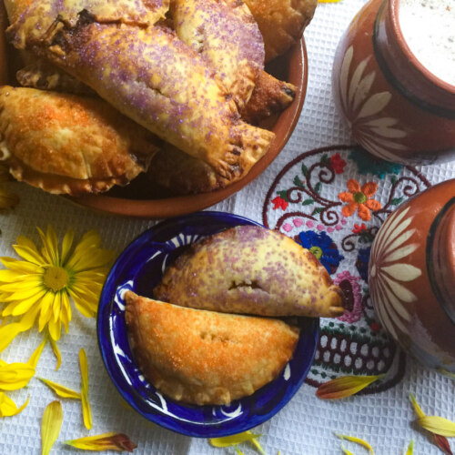 two plates with hand pies