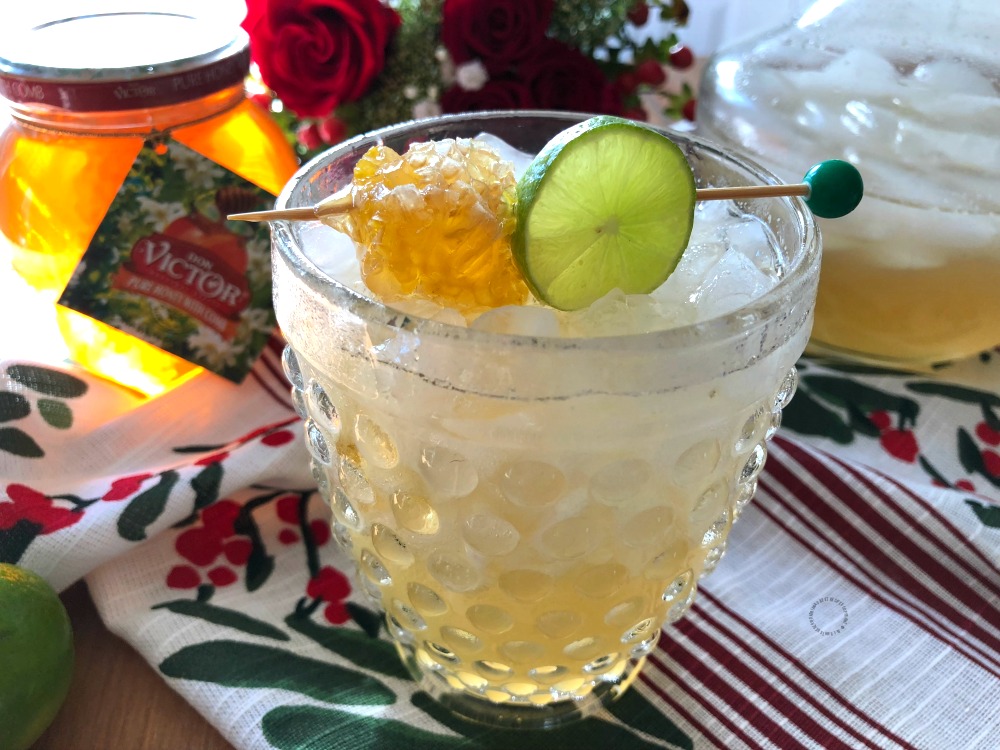 Enjoy the Honeycomb Margarita as a mocktail too