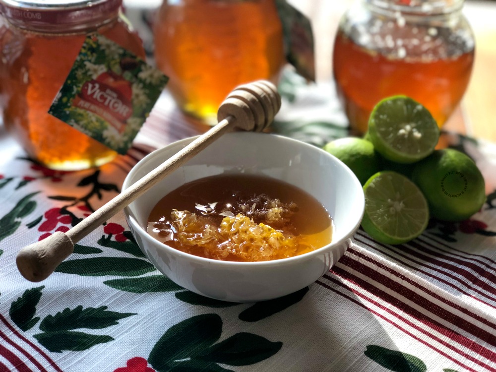 Ingredients for the Honeycomb Margarita