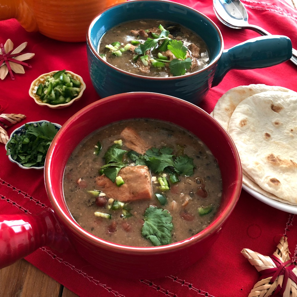 The Sonora Pork Stew is a family favorite and a perfect dish for the Holidays and Las Posadas