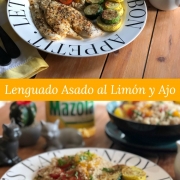 Lenguado Asado al Limón y Ajo