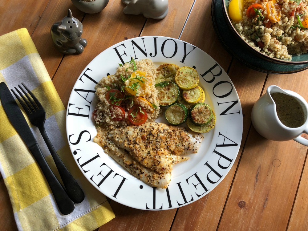 Lets Eat Lemon Garlic Flounder for Dinner