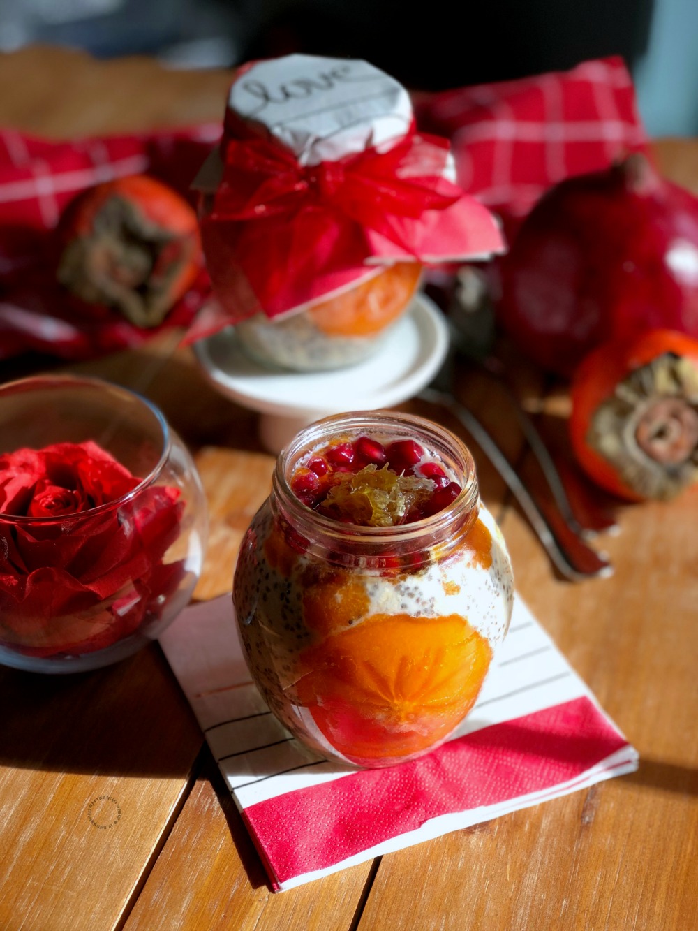 Chía y avena como postre para el desayuno