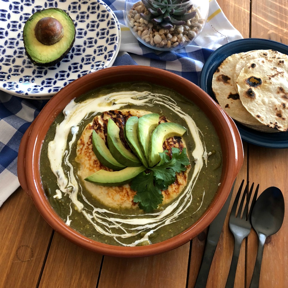 Serving the grilled queso fresco with warm corn tortillas