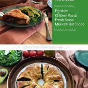 The Fig Mole Chicken Rosca is made with crescent dough
