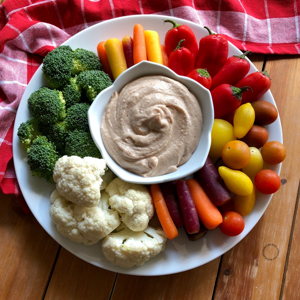 The Pinto Bean Hummus is ready in less than 10 minutes