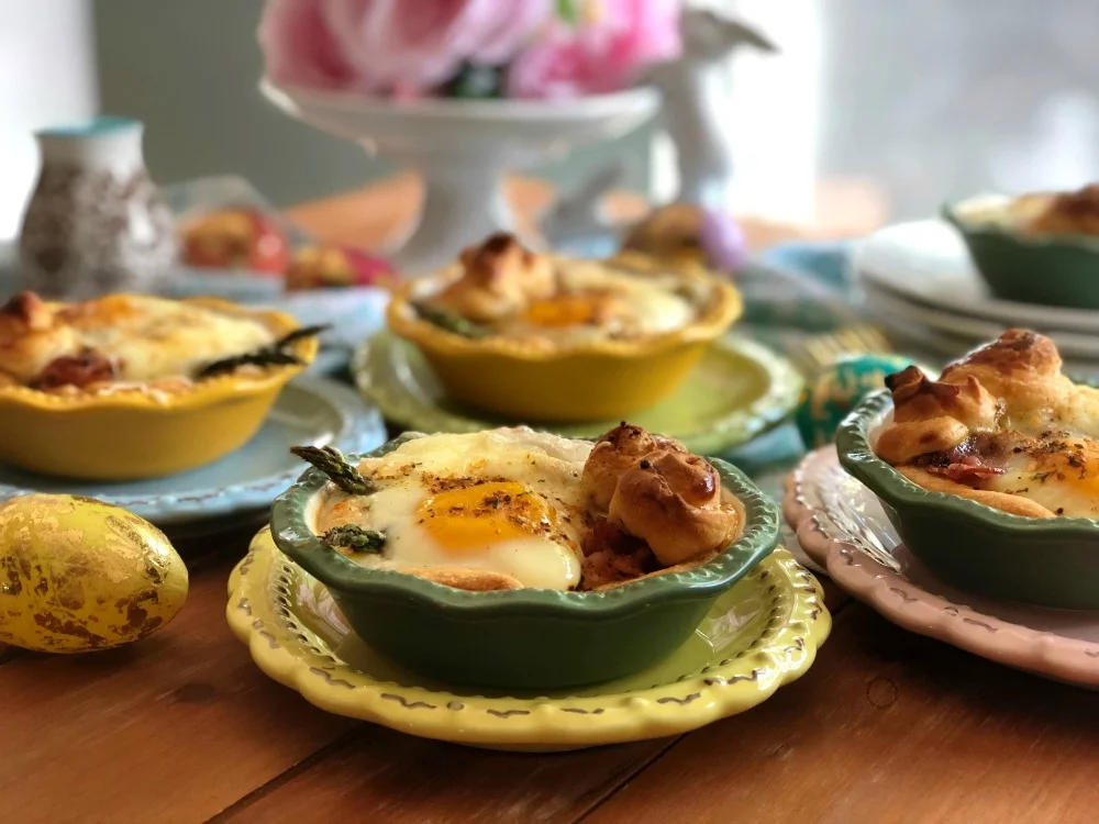 Bacon Asparagus Egg Mini Pies Bacon Asparagus Egg Mini Pies