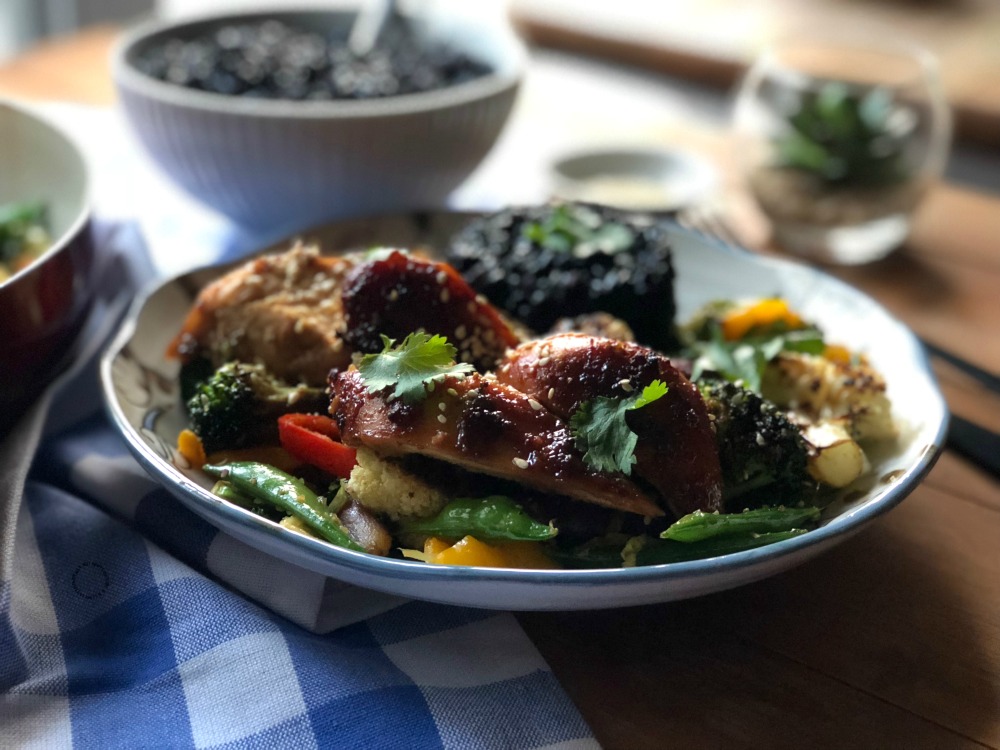 Sheet Pan Hoisin Garlic Chicken Yummy Recipe