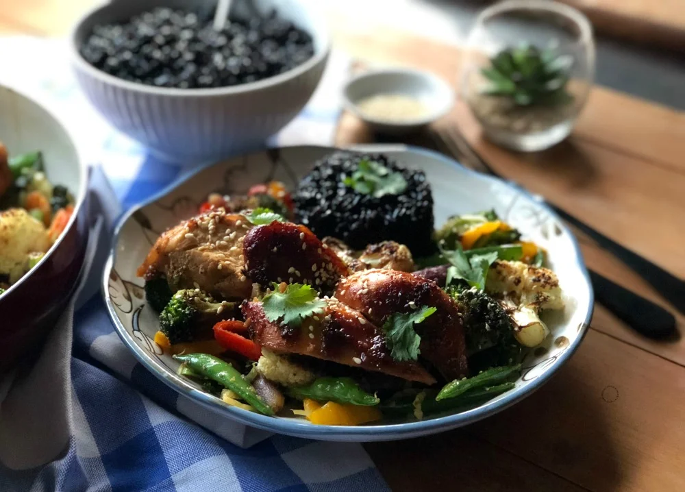 Sheet Pan Hoisin Garlic Chicken for Dinner Sheet Pan Hoisin Garlic Chicken for Dinner