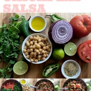How to make fresh chickpeas salsa