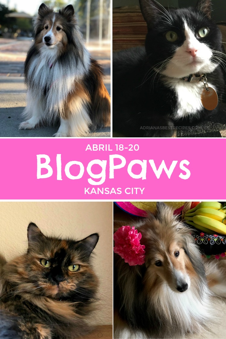 Me uniré a la diversión de BlogPaws en Kansas City, MO del 18 al 20 de abril