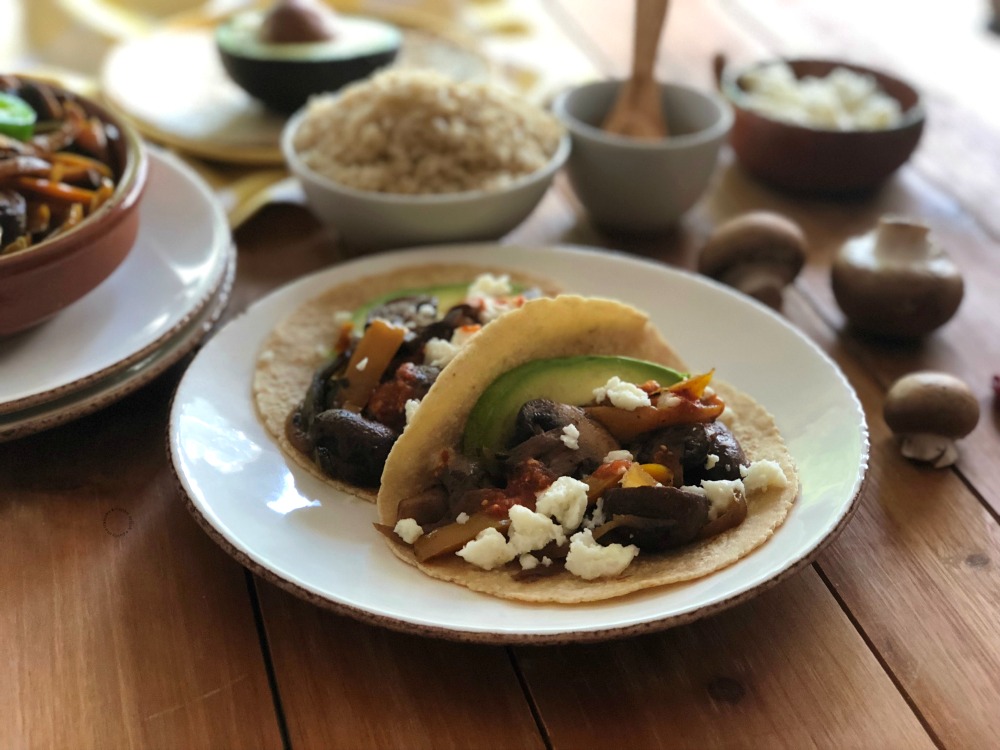 The Florida mushroom fajitas a meatless option