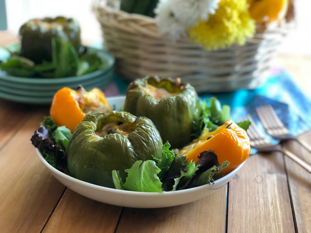 Exquisitos Chiles Morrones de la Florida Rellenos de Arroz