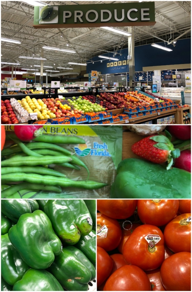 De compras en Publix en donde compramos frutas y verduras frescas Fresh From Florida