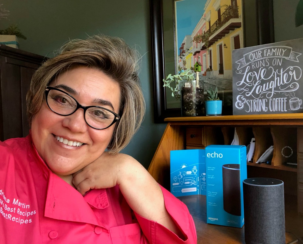 Chef Adriana Martin cuenta su experiencia con Alexa Skill Blueprints