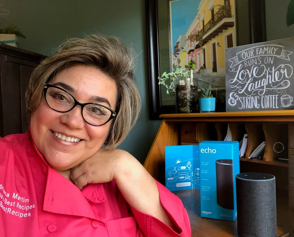 Chef Adriana Martin cuenta su experiencia con Alexa Skill Blueprints
