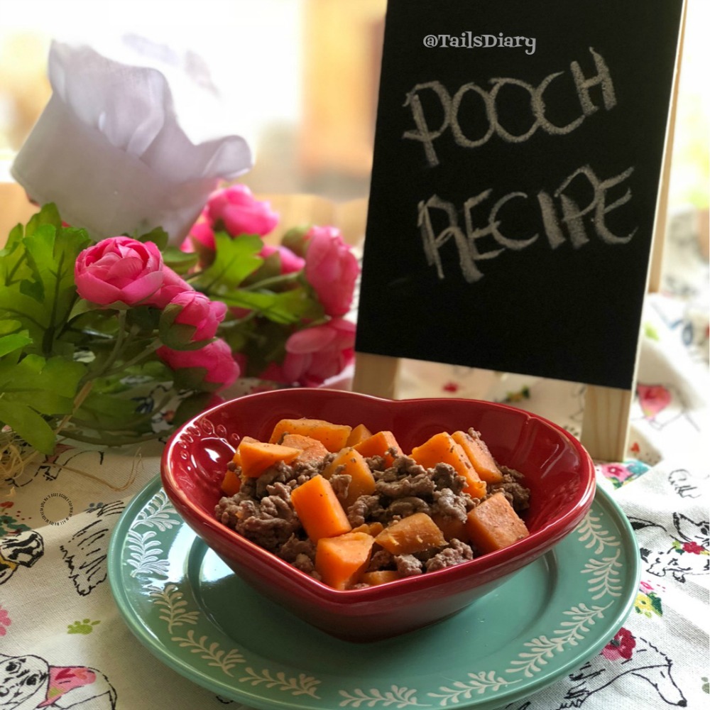 Receta para el picadillo de res aprobado para perros