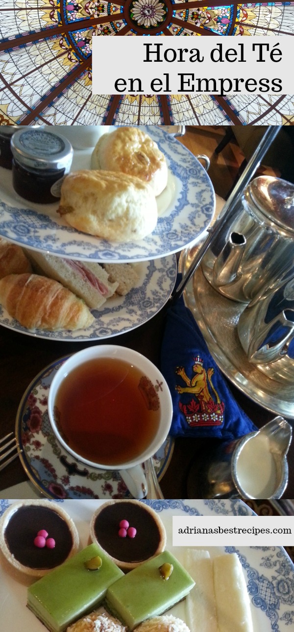 Hora del té en el Fairmont Empress