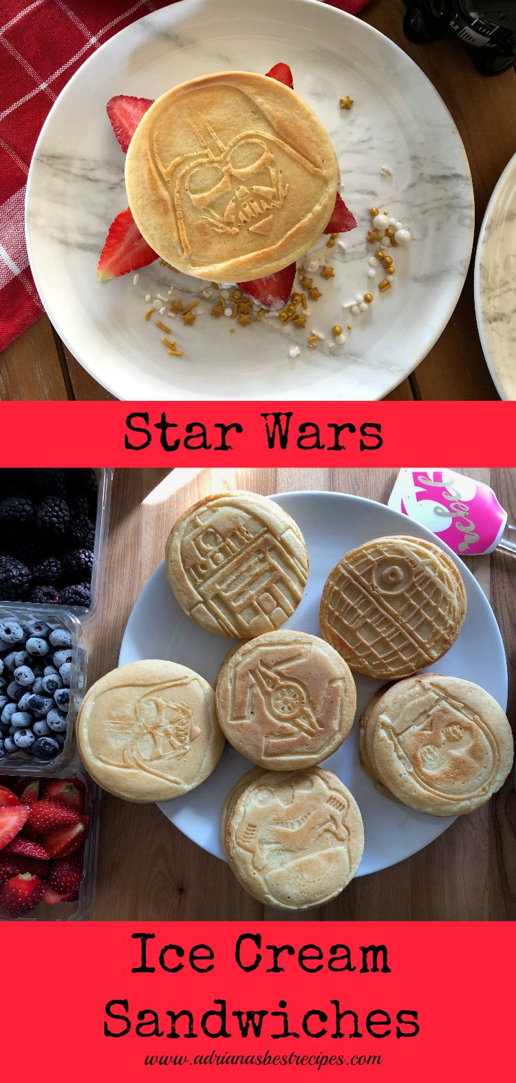 Sandwiches de Helado para celebrar Star Wars