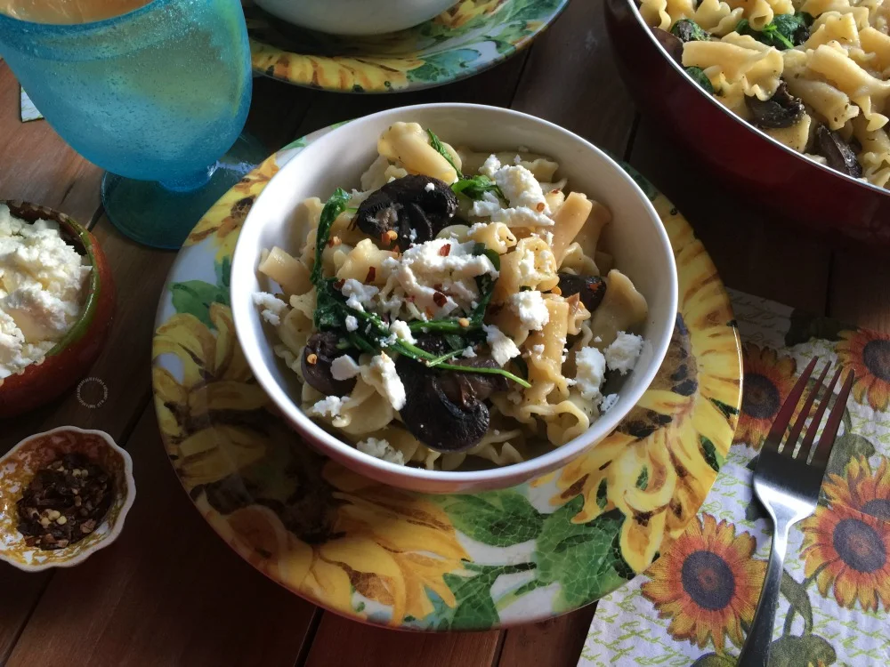 Campanelle Pasta with Mushrooms and Mexican Flavors Campanelle Pasta with Mushrooms and Mexican Flavors