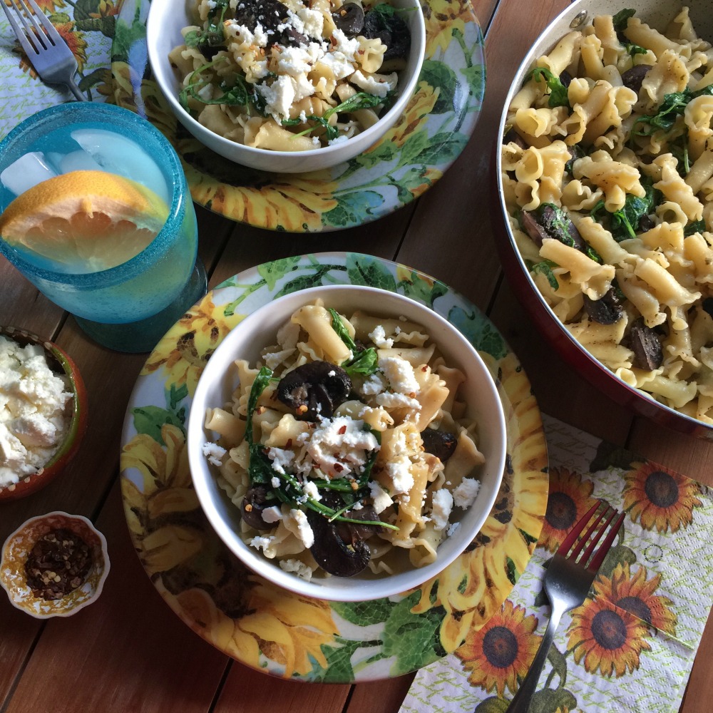 Una pasta campanelle para el almuerzo o la cena