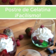 Este es el postre de gelatina más sencillo que haya existido