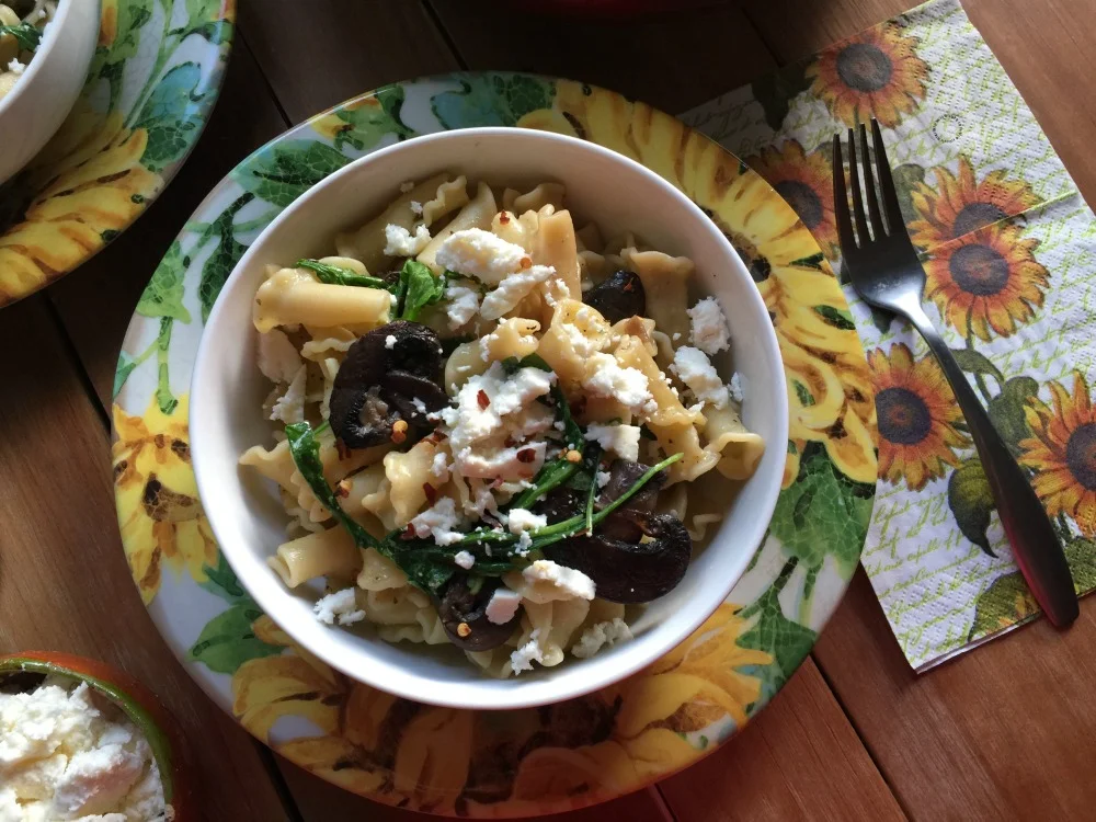 This campanelle pasta is ready in no time This campanelle pasta is ready in no time