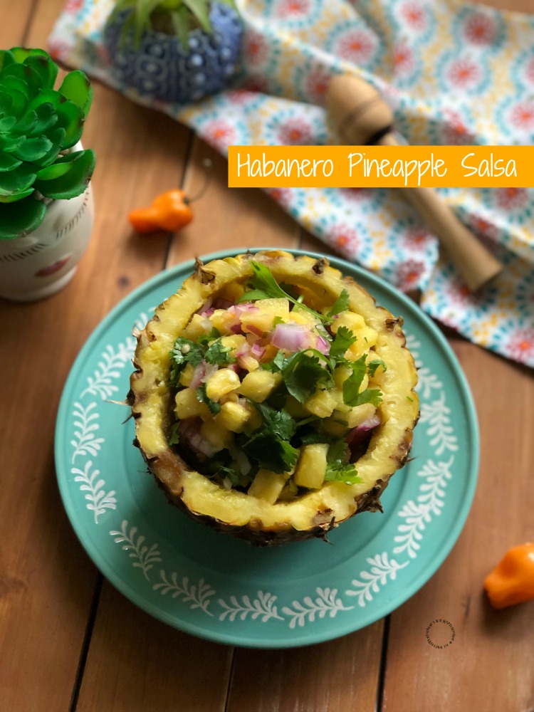 A habanero pineapple salsa for summertime meals. A sun-kissed recipe for a tropical touch.