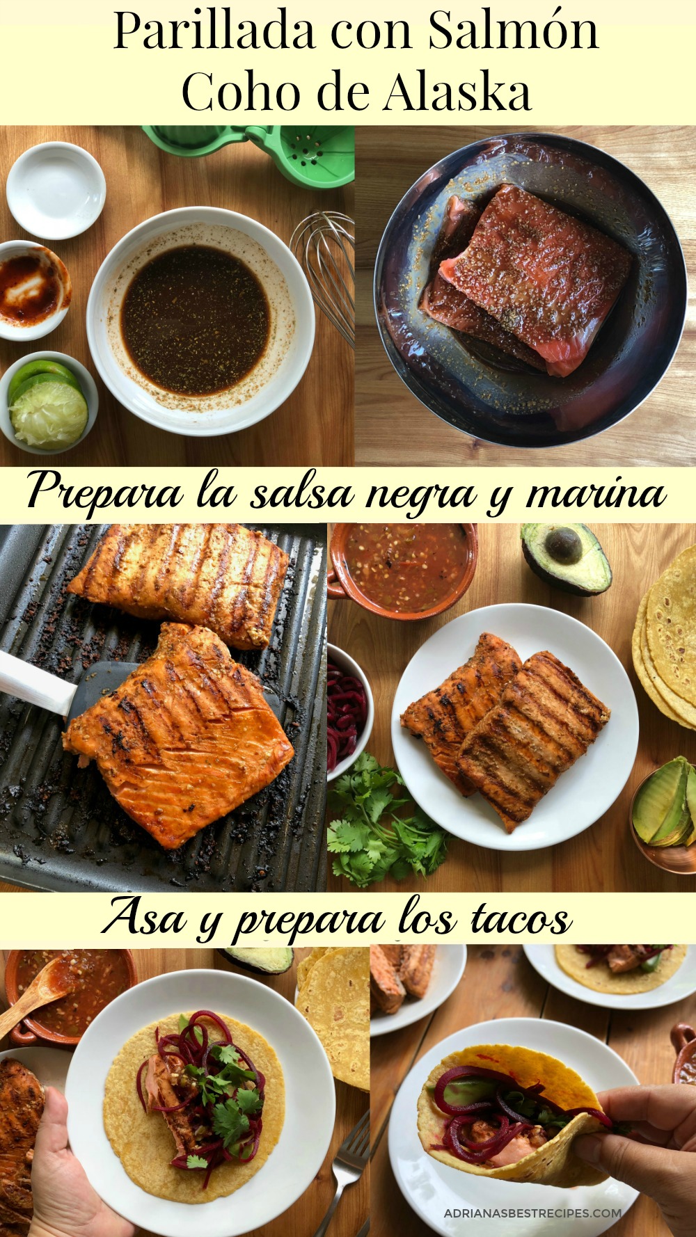 Como preparar el salmon coho de Alaska en la parrilla