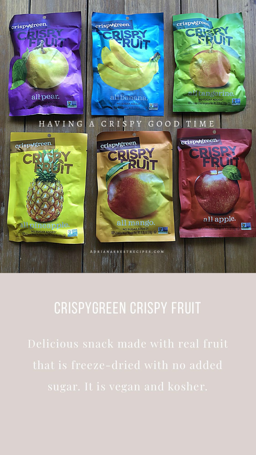 Crispy Green Fruit Snacks