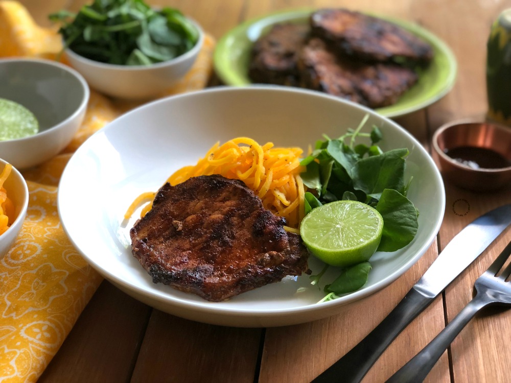 Grilled Adobo Pork Chops Recipe