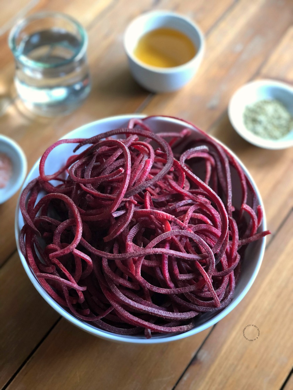 Ingredients for the pickled beets