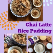 A comforting Chai Latte Rice Pudding to celebrate Me Time before the holidays