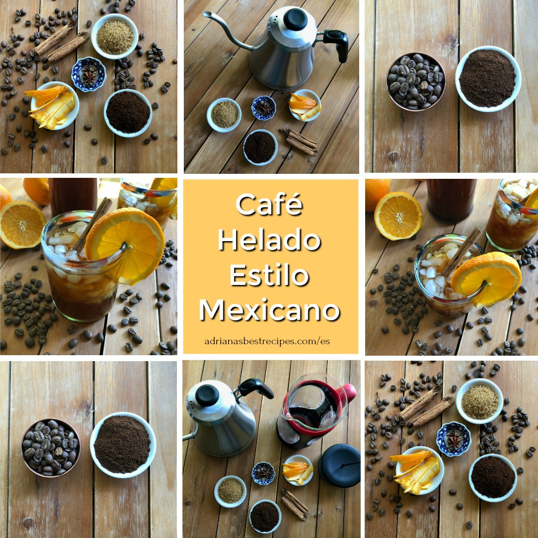 Como preparar el Cafe Helado Estilo Mexicano