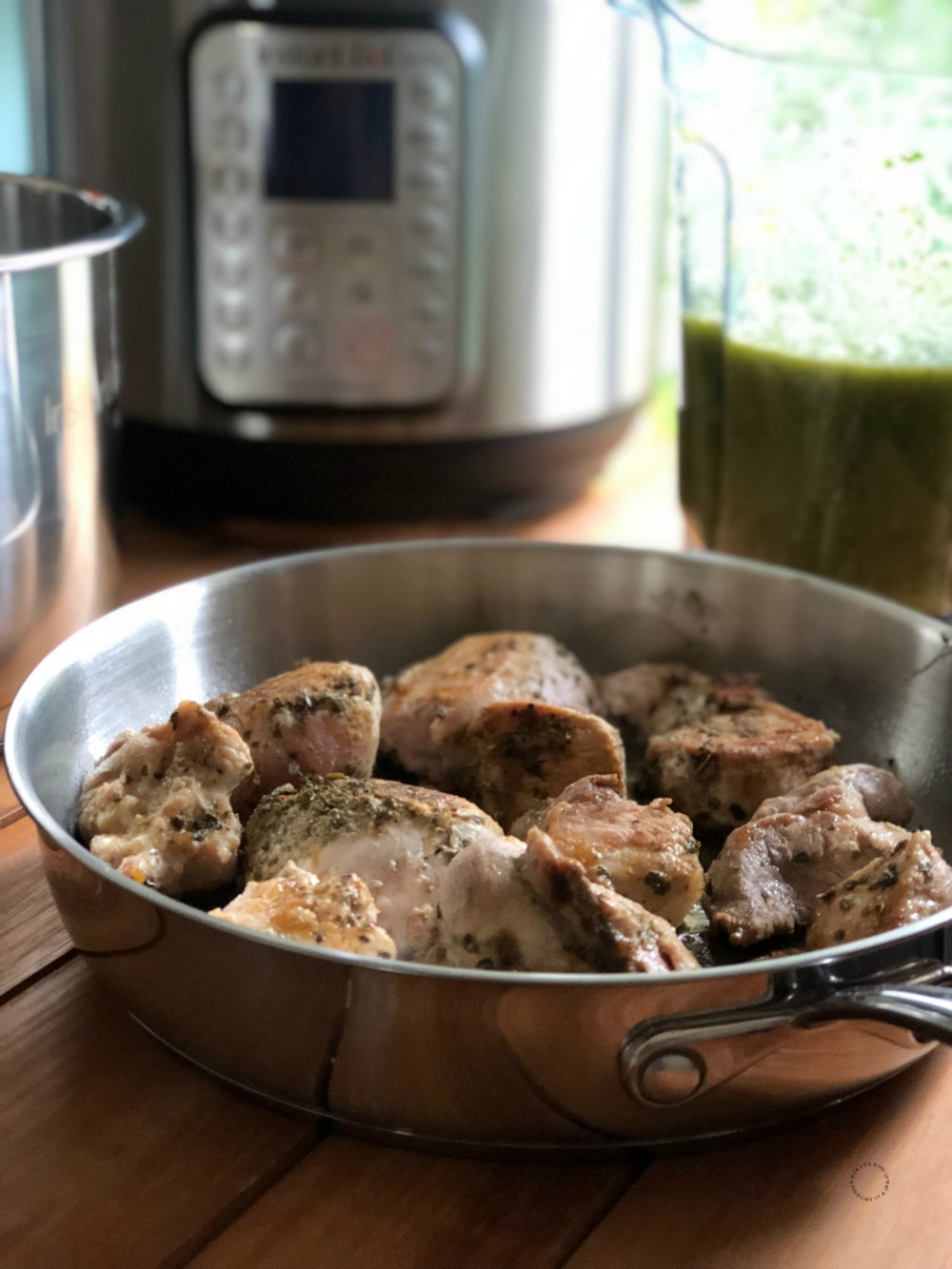 Cooking pork in the Instant Pot for a melt in your mouth experience