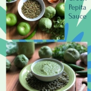 Delicious green pepita sauce, an authentic recipe from Mexico