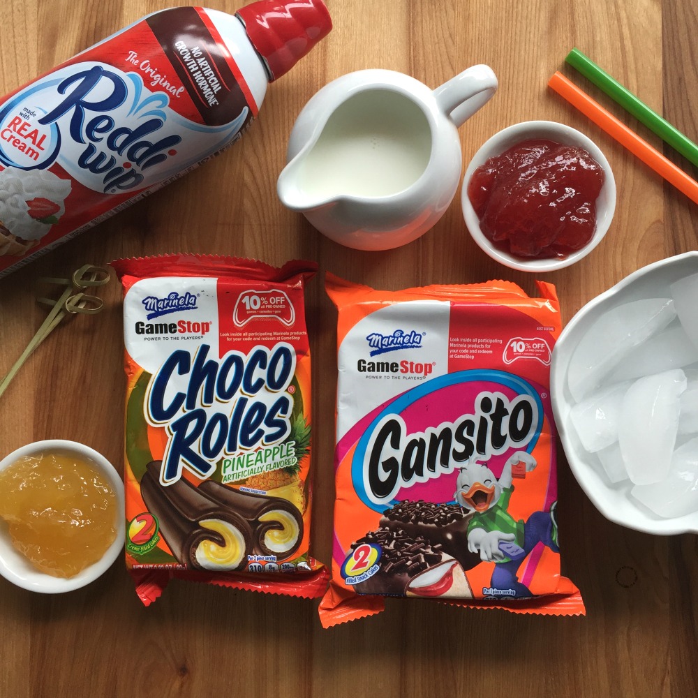 Ingredients to make the Mexican Milkshakes