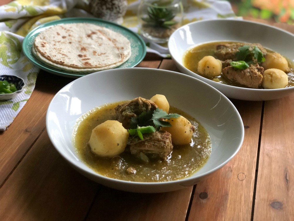 Instant Pot Salsa Verde Pork Stew Recipe