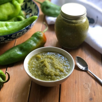 Roasted Hatch Green Chile Salsa
