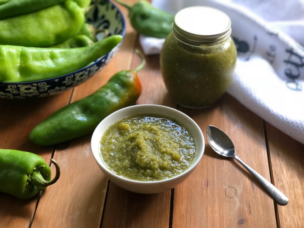 Roasted Hatch Green Chile Salsa